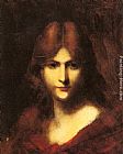 A Red-haired Beauty by Jean-Jacques Henner